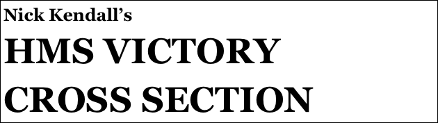 Nick Kendall’s
HMS VICTORY
CROSS SECTION

